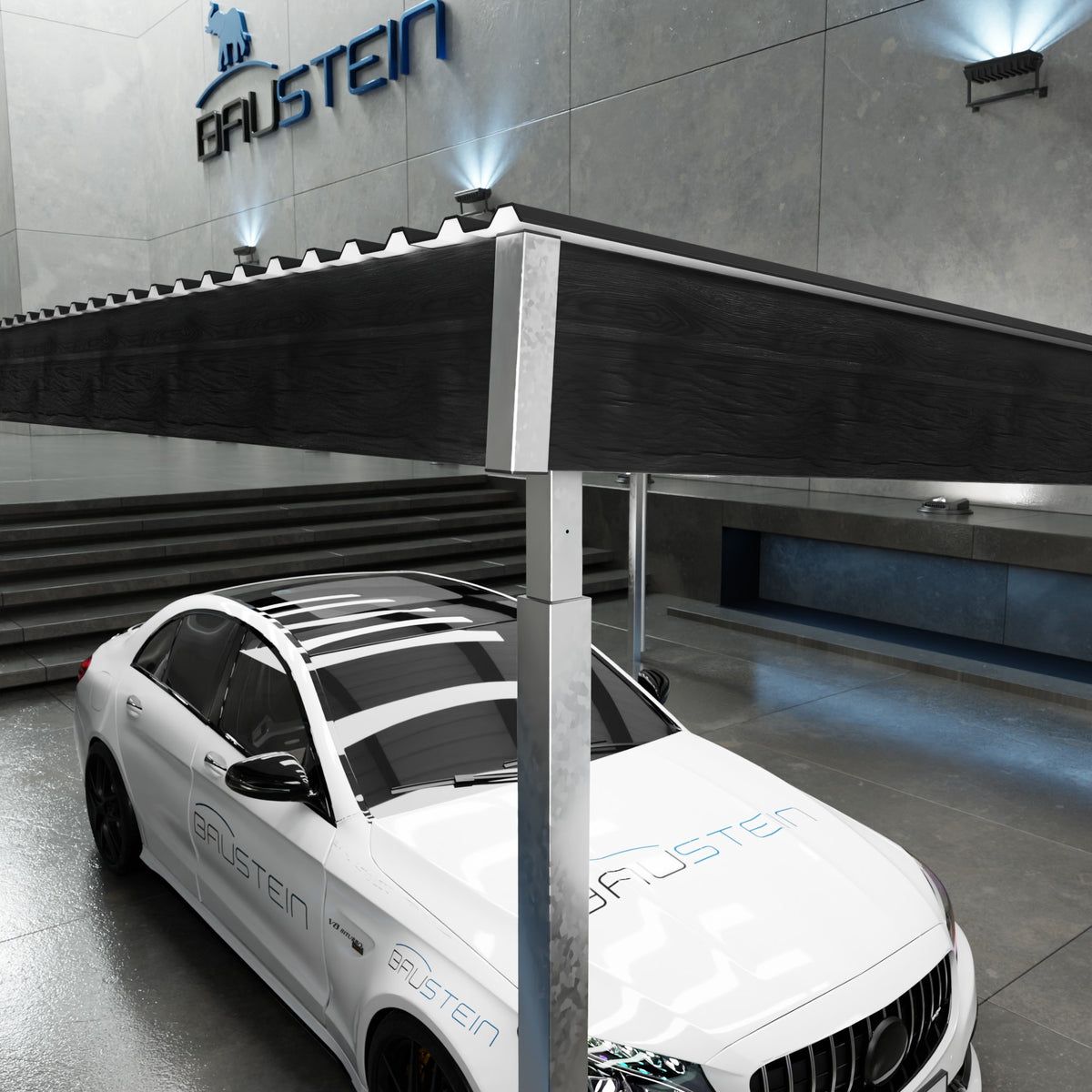 Carport PLAN 2.0 KOMPAS (Sort)