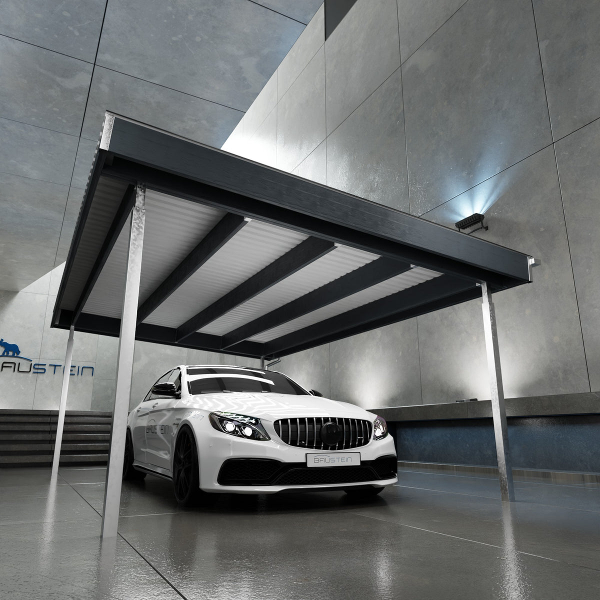 Carport PLAN 1.0 ØST (Antracitgrå)