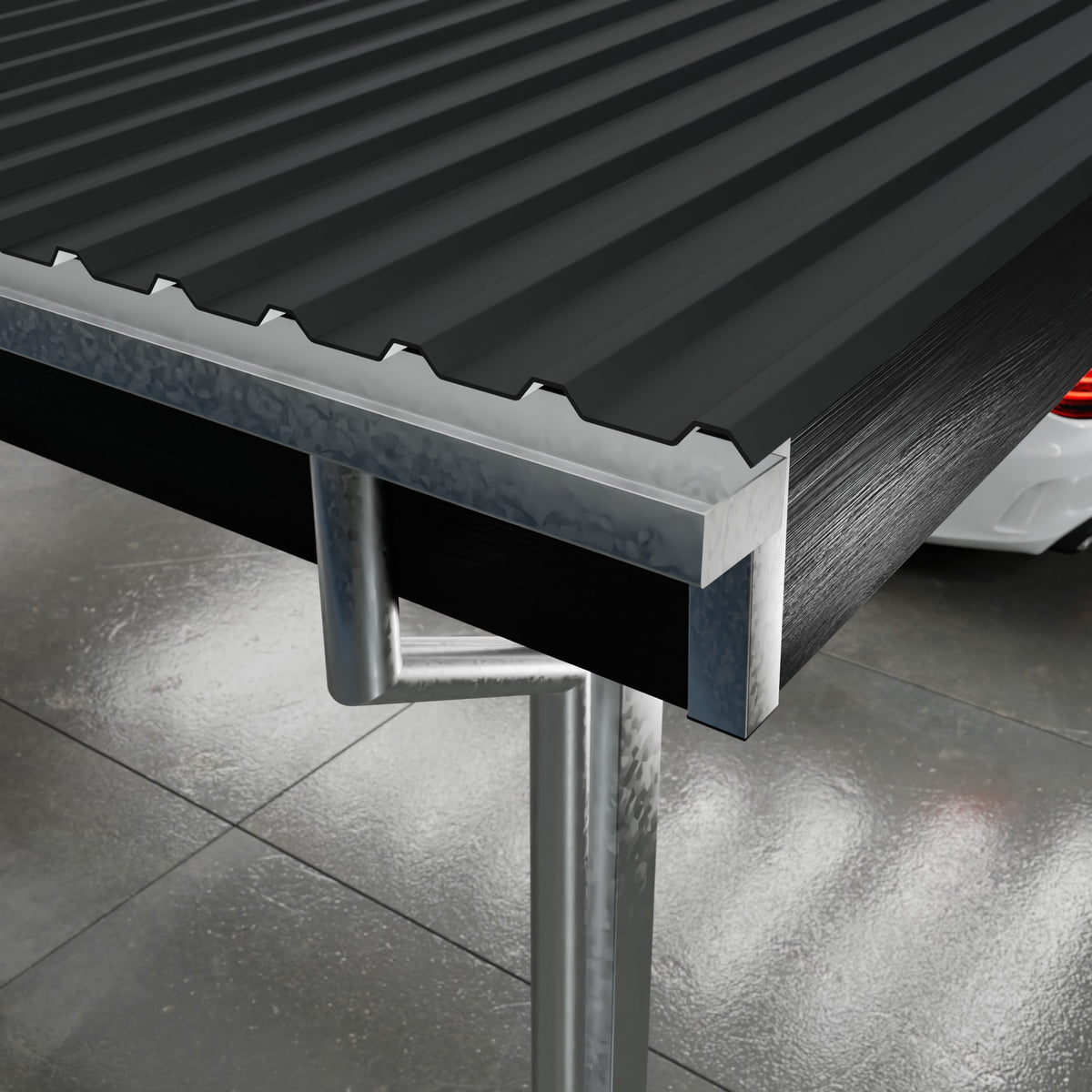 Carport PLAN 2.0 KOMPAS (Sort)