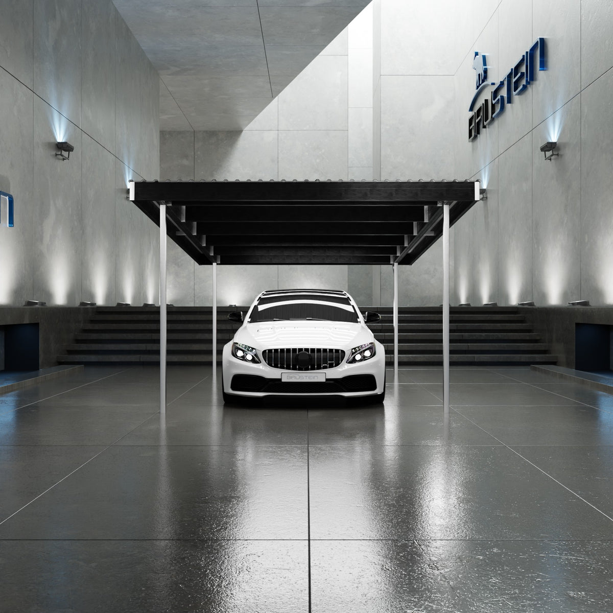 Carport BASIS 1.0 NORD (Sort)