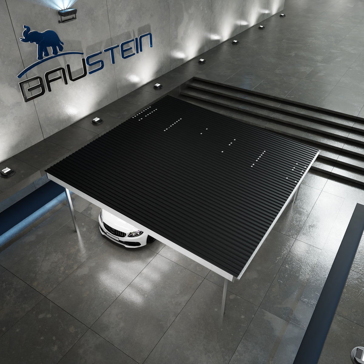 Carport PLAN 2.0 KOMPAS (Hvid)