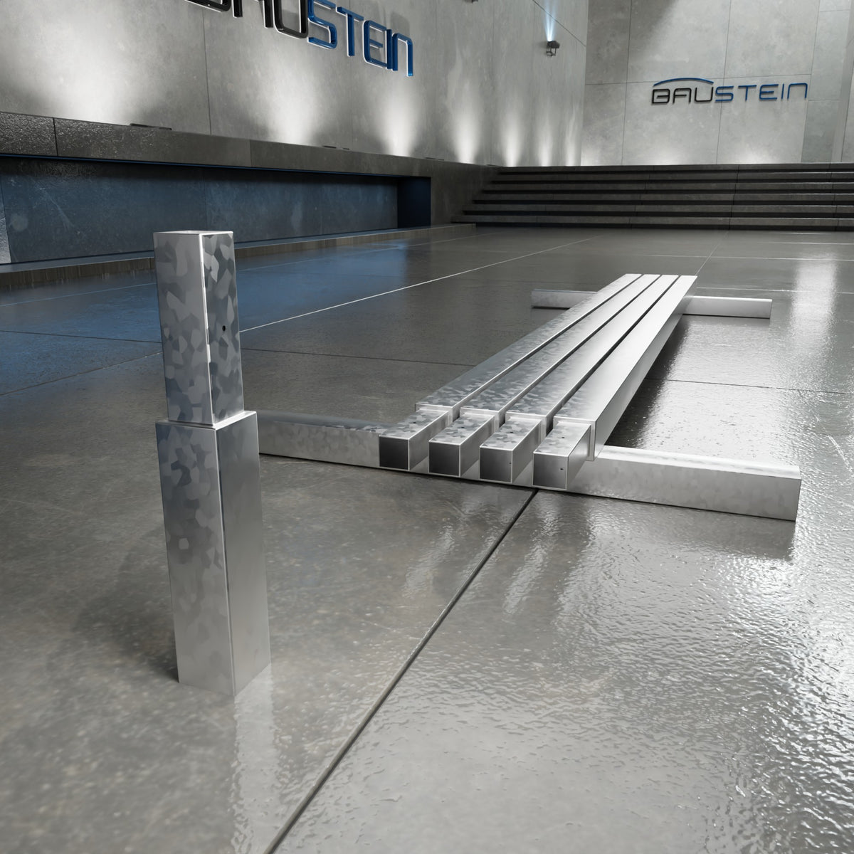 Designsäule 3200 mm